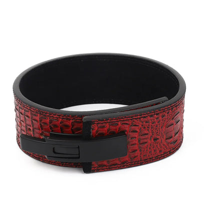 2026 Fitness Custom Logo Weightlifting Leather Squat Lever Weight Lifting Belt for Men Women