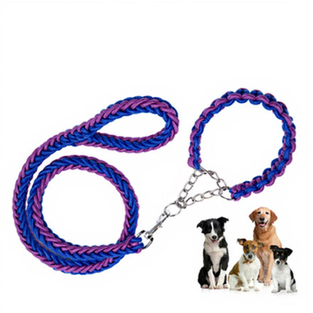 Wholesale Braided Dog Leash Dog Chain Anti Shock Explosion P Chain Pet Rope Leash