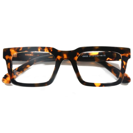 G6026 Custom Eyeglasses Frames Men Women Wholesale Fashion Classical square Handmade Acetate Eyewear Eye Glasses Frame Optic