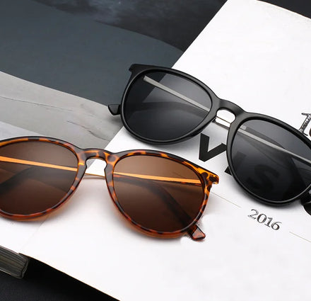 2026 Retro Men's Polarized Sunglasses with UV400 Fashion Metal Frame and PC Material Driving Glasses