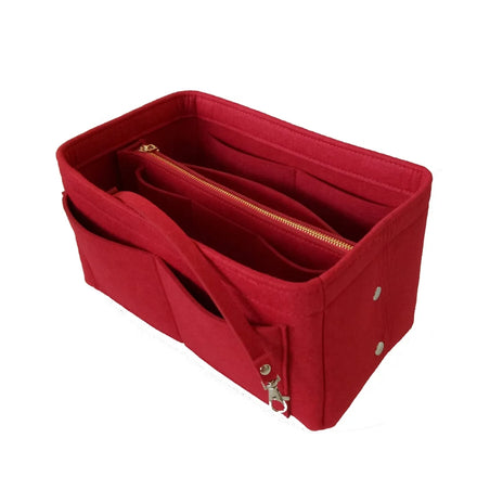 Hot Selling Polyester Makeup Bag Organizer Insert Fashion Style Open Closure Type for Handbag