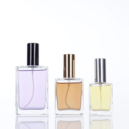 30ml 50ml 100ml Wholesale Empty clear Refillable Glass Perfume Spray Bottle With Nozzle for Man and Woman