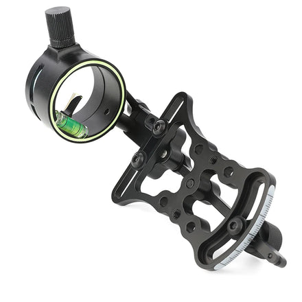 Full Aluminum High Precision Quick Lever Adjustment Bow and Arrow Hunting Archery 1 Pin Compound Bow Sight