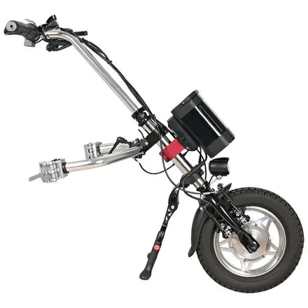 3 Ranges Sports Handcycle Hand Bike Compatible with Manual Wheelchair Stepless Speed Change Electric Wheelchair