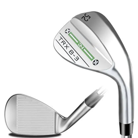 Unisex Right Handed Silver 52-Piece Stainless Steel Shaft Rubber Grip Wedge Golf Club by Possot