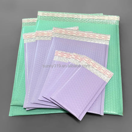 Custom Logo Bubble Mailers Eco Friendly Color Shipping Packaging Bag Poly Bubble Mailer Padded Envelope With Logo