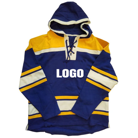Hockey Hoodies With Laces Custom