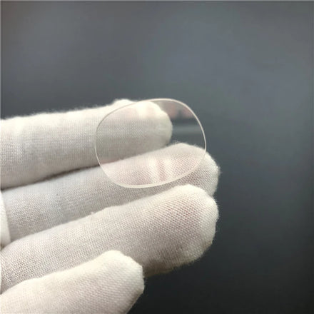 Customized Irregular Wrist Watch Sapphire Crystal Glass Special Shape Tempered Mineral Glass for PP Wristwatch