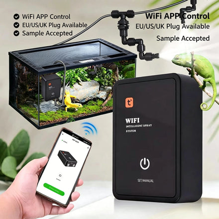 WiFi Automatic Reptile Misting System Programmable Timer for Terrarium Vivarium US EU Plug