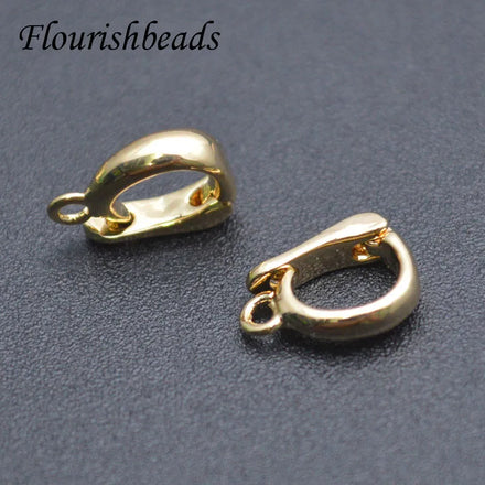 LIWan Plaza Wholesale Jewelry Market Gold Plated Openable Pendant Charms Connectors for Diy Jewelry Making
