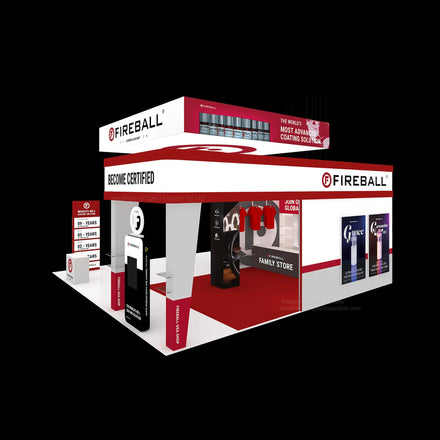 Trade Booth Show Exhibition Services for Advertising With Light Boxes