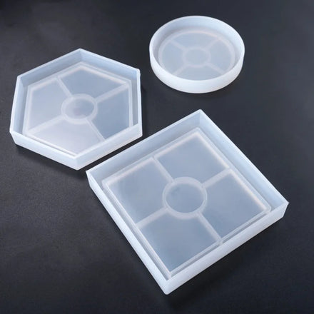 Handmade Custom Silicone Resin Mold DIY Craft Jewelry Crystal Making Tools Square Epoxy Casting Molds Fashion Style OPP Bag