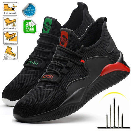 Customizable Logo Zapatos De Seguridad Cushioned Steel Toe Indestructible Shoes Anti-smash Safety Boot Construction Work Shoes
