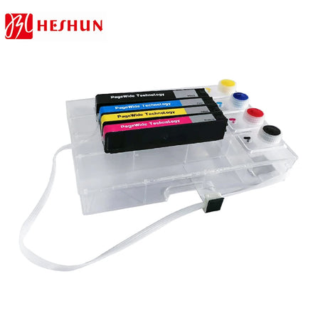 Heshun 97U Ciss Tank Compatible for HP Pagewide Pro 477 452 577 552 Empty CISS 1500ml/1000ml