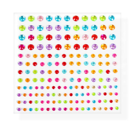 Fashion Children's Party Show Makeup Eye Drill Bright Crystal Face Gem Colorful Rhinestone Stickers Makeup Activity Stage