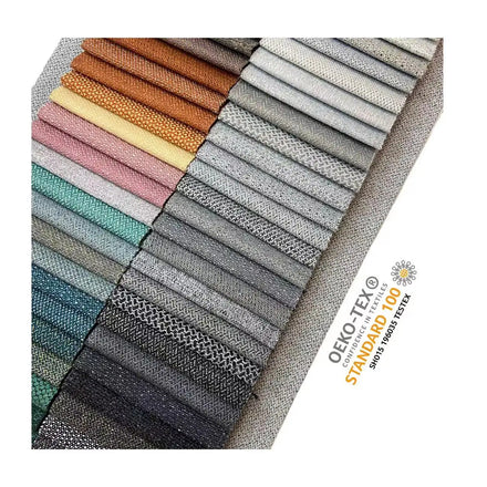 China Wholesale 100% polyester linen Fancy Design Decorative Upholstery Fabric