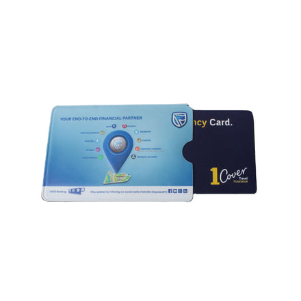 High Quality Customized Full Color Print Soft Plastic ATM Card Pouch Flexible PVC ATM Card Holder Credit Card Sleeve