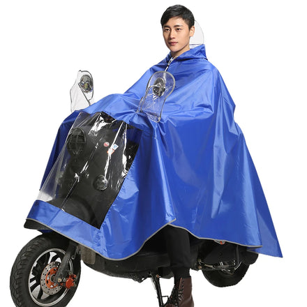 Ladies Motorcycle Raincoat Rain for Long PVC Waterproof High Visibility Eco-friendly Adults Oxford Cloth Outdoor Tour for
