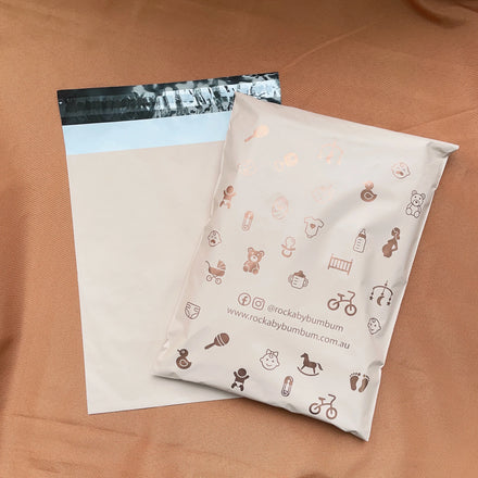 Biodegrade Custom Logo Matte Peach Creamy Self Adhesive Tear Proof Plastic Shipping Bags Mailing Bag Mailer for Clothing