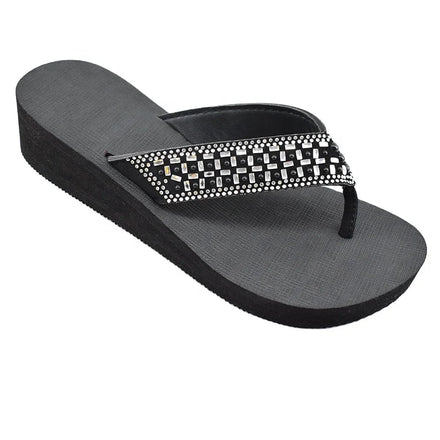 Women's High Heel Wedge for Fashionable Beach Design Anti-Slippery Light Weight Features for Spring Summer Autumn Winter