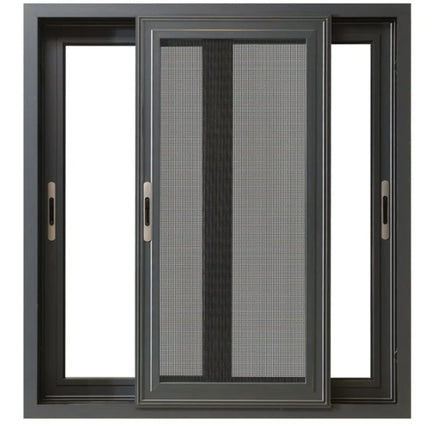 Hot Style Simple Design Aluminum Frame Horizontal Glass Sliding Windows