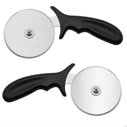 Customizable Logo NaiXin NX-KT596 Stainless Steel Pizza Cutter with Roller Divider Wheel Blade Pizza Tools Metal for Restaurants