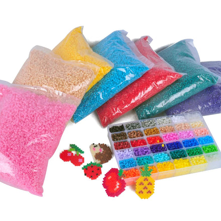 Hot Selling Products Diy Fuse Beads Educational Toys Fuse Beads Pegboard Perler Beads 5mm for Kids