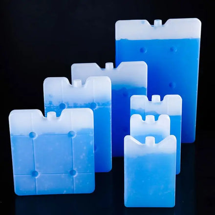 2023 Factory Direct Sale Wholesale Multiple Sizes Reusable Hard Plastic PE Thermal Freezer Gel Ice Cooler Brick for Food Storage