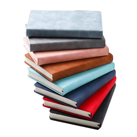 Professional Spiral Coil Natural Kraft Cover Blank Notebook - Executive Sketchbook for Business