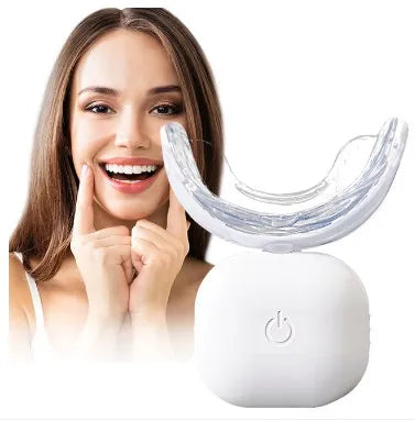 Smart Teeth Whitening LED Red Blue Light Oral Care Teeth Whitening Lamp Machine Rechargeable Wireless Tooth Whitening Light