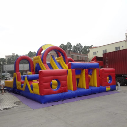 Jungle Inflatable Obstacle Coursem Set