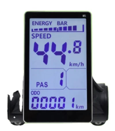 EMC/ROHS/CE EN 15194-2017 Approved M5 Waterproof 24V/36V/48V Ebike LCD Display