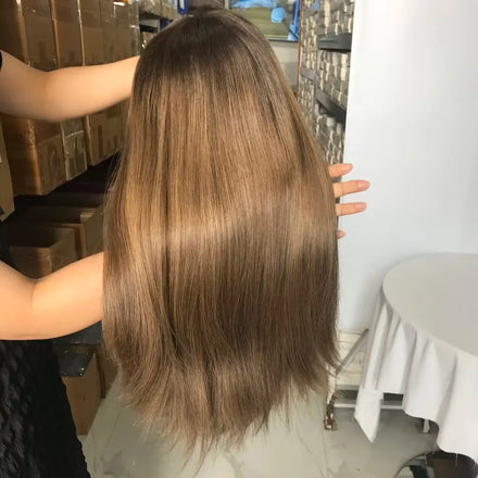 Top Quality Kosher Wig 100% Virgin Human Hair Hair Cuticle Aligned in Stock HD Lace Jewish Wig