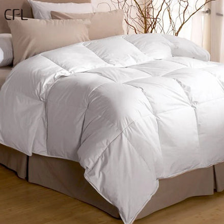 Hotel Style Egyptian Cotton Duvet Quilt Cover Set Hotel Duvet Insert White Feather  Duvet  Inner Bedding 100% Cotton Quilt