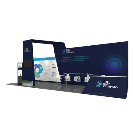 Tanfu TF-J-23222 10x20ft Lightweight Aluminum Profile Exhibition Stand Display Booth Easy Installation Customized Color Portable
