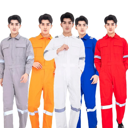 Factory Wholesale Cotton Workwear Coverall OEM Custom logo Wear Resistant Labor Coverall Working Area Work Uniform Coverall