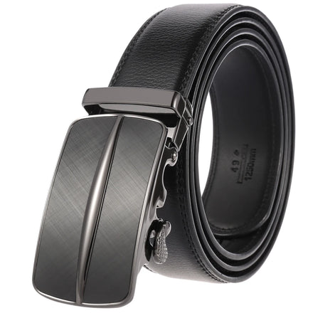 LY36-00007-1 Automatic Buckle Belt Wholesale Belts Factory Genuine Leather for Men Black Business Red White Light Cow Blue Ite