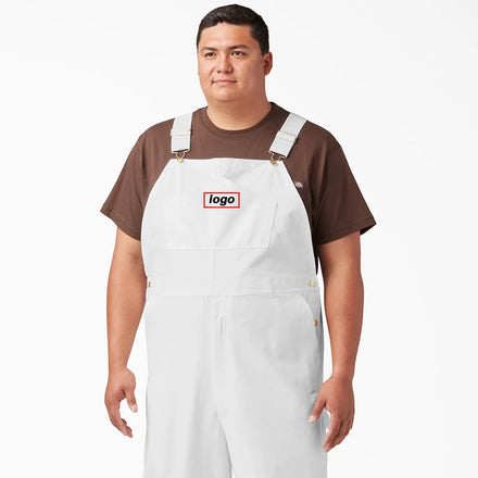 Factory Wholesale Painters Bib Overalls Unisex Multi Pocket Casual Elastic Ripped Dungarees Male