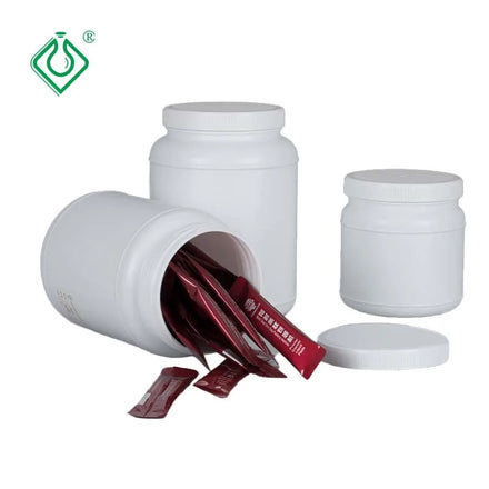 3000 5000ml Wide Mouth Large Plastic HDPE Empty Jars for Food Packaging Powder and Whey Protein With Screw Lids