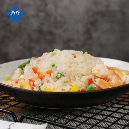 Wholesale Gluten-Free Konjac Rice Arroz Vegetarian Keto-Friendly Ready-to-Eat Fresh Food for Adults Children Packaged in Bags