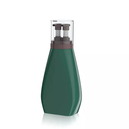 Custom 500ml 15.6oz Dual Tube Pump Dispensers Plastic Bottles for Shampoo Hair Color Dye Wig Care Skin Care Serum Face Mask