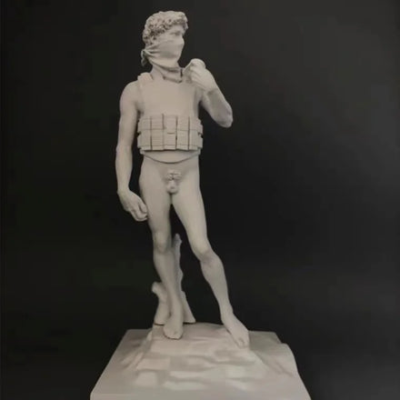 Banksy Resin Craft Home Decor Banksy Sculpture David Art for Ornament Resin Crafts Banksy David