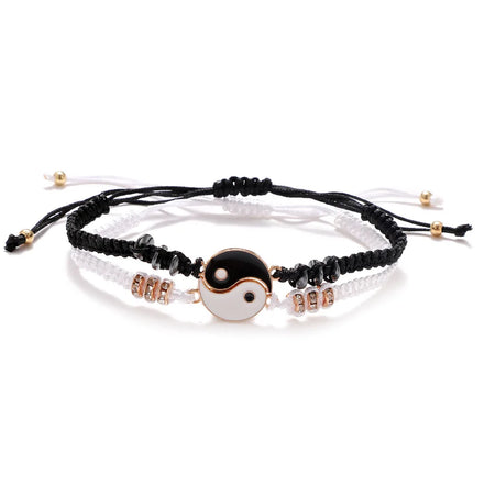 Handmade Jewelry Braided Friendship Best Friend Yingyang Bracelet Wish Friendship Bracelet Card