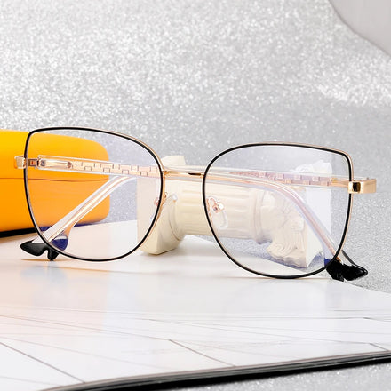 MS 82025 Eyeglasses 2023 New Fashion Best Selling Ladies Metal Classic Frame Anti Blue Light Glasses