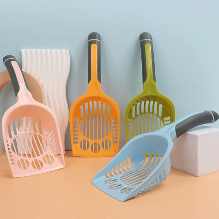 Wholesale Custom Logo Portable Integrated Cat Litter Shovel High Capacity Kitten Cat Litter Scooper