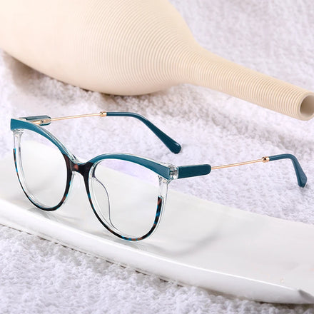 MS 81008 Eyeglasses 2023 New Fashion Anti Blue Light Glasses Best Selling Ladies Classic Metal TR Frame Optical Glasses