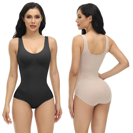 Women Plus Size Breathable Slim Full Body Shapewear Bodysuit Seamless Tummy Control Eco-Friendly Quick Dry Shapers