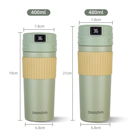 FX Factory Valentines Gift 304 Stainless Steel Vacuum Insulated Coffee Mugs Led Temperature Display Office Drinking Tumbler