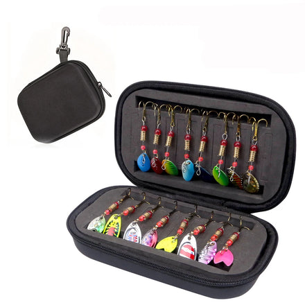 16pcs/set Artificial Metal Colourful Freshwater Casting 2.5g-7g Spinner Baits Set Fishing Lures for Bass Trout Lures