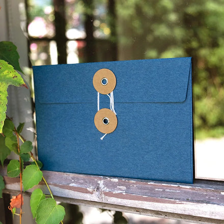 17*11.5CM Creative Retro Buckle Lining Paper Special Thick Kraft Postcard Storage Envelope Bag Kraf